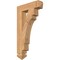 Ekena Millwork Merced Arts & Crafts Smooth Bracket, Western Red Cedar, 3 1/2"W x 16"D x 28"H BKT04X16X28MRC03SWR - alternate 1